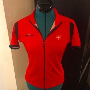 Castelli Cycling Jersey Bicycle Shirt Full Zip